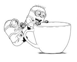 Minionki kolorowanki